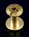 Real Brass Chicago Screws